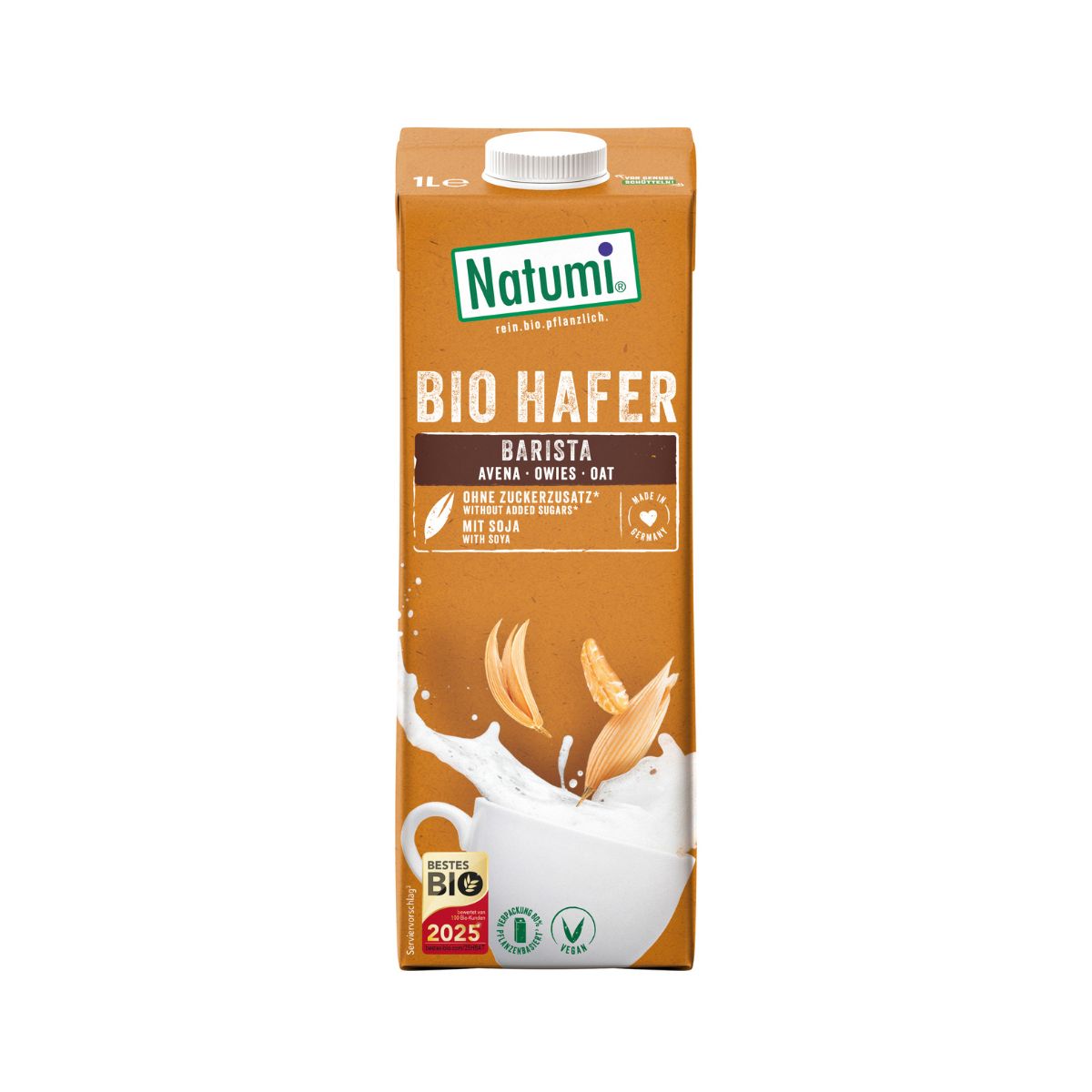 Pack 6 x Bebida Avena Barista BIO Natumi 1 L