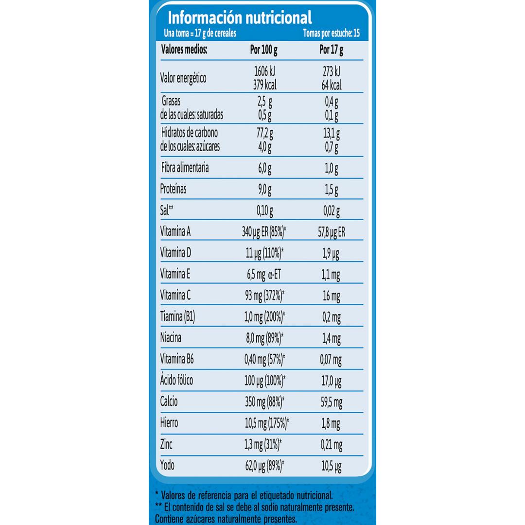 Papillas de Multicereales Fruta 0% azúcares añadidos Gerber 270 g