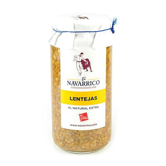 Lentejas El Navarrico Frasco 720 ml