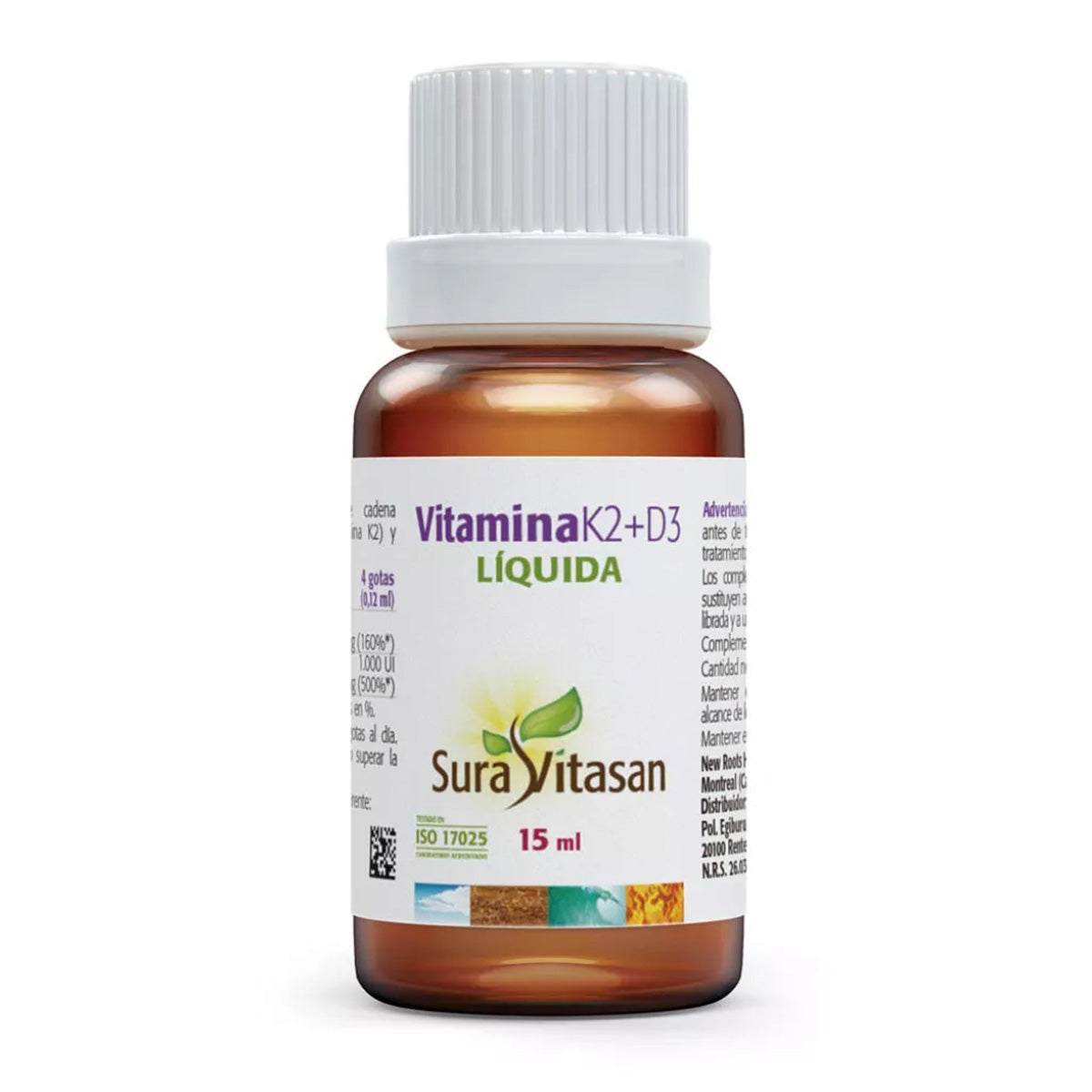 Pack 2x Vitamina K2+D3, Sura Vitasan,15 ml