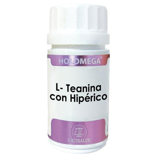 Holomega L-teanina con Hiperico 50 Cápsulas Equisalud