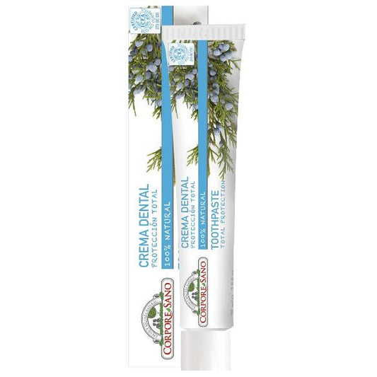 Dentífrico protección total tomillo, menta, romero, enebro y salvia Corpore Sano, 75 ml