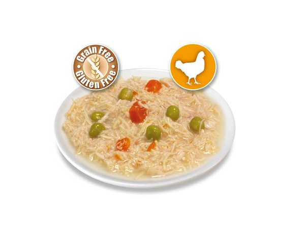 Pollo en salsa con Verduras Arquivet 80 g Comida húmeda para gatos