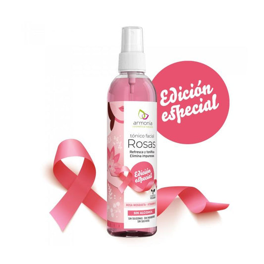 Agua de rosas Armonía Cosmética natural 200 ml
