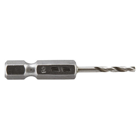 1 Broca espiral para metal HSS con vástagos hexagonales Wolfcraft