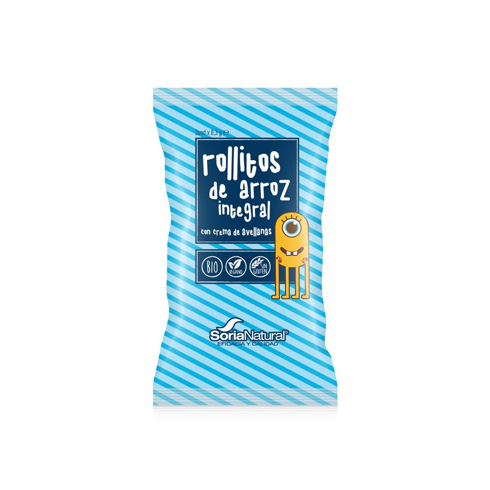 Rollitos de arroz con crema de cacao  Soria Natural 24 g