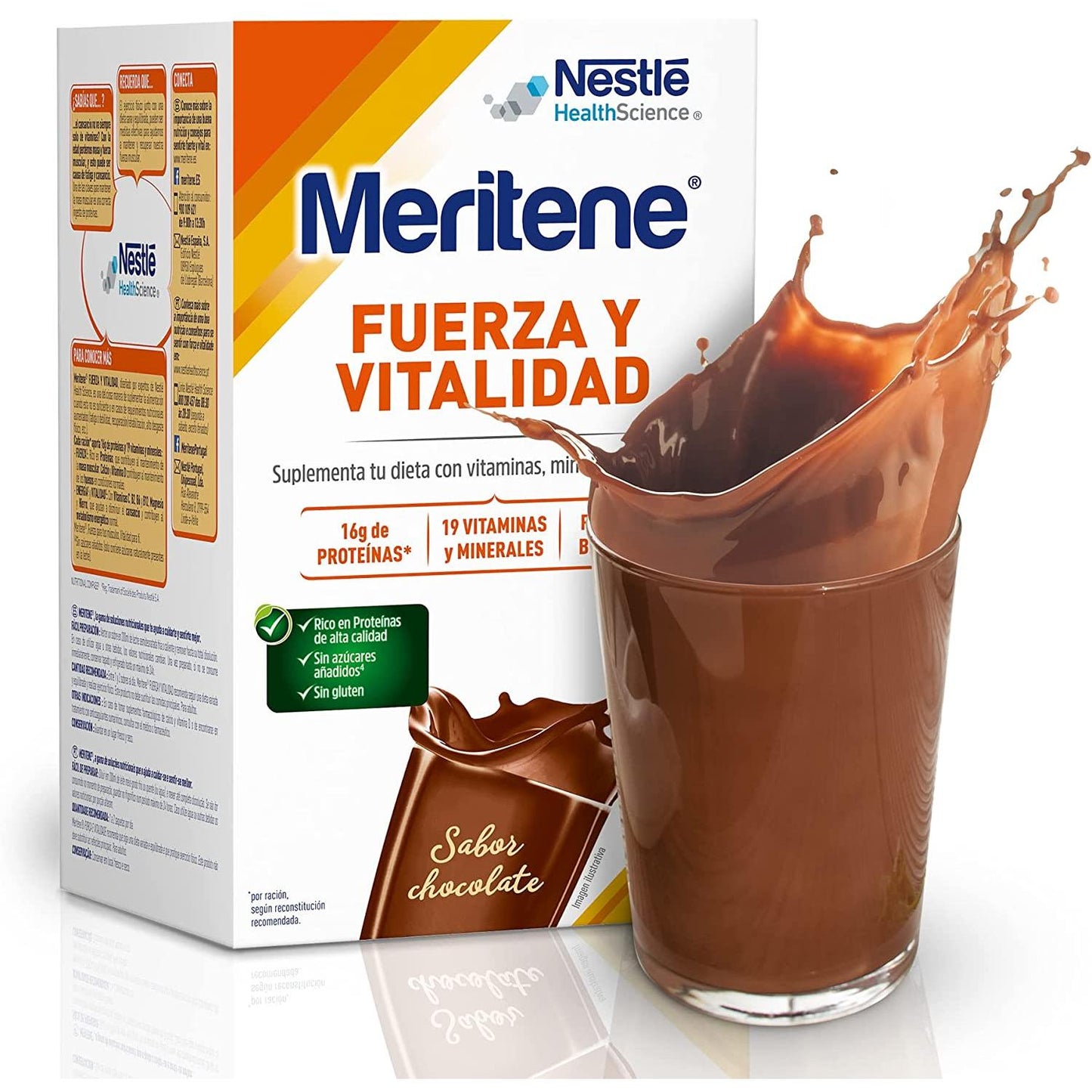 BATIDO FUERZA Y VITALIDAD  MERITENE . 15sx30gr