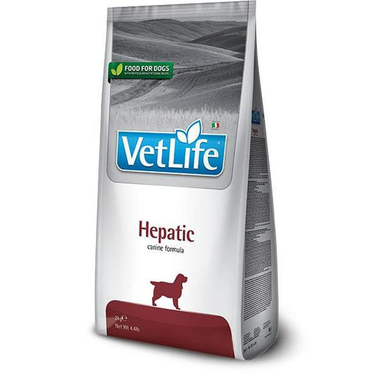 Vet Life Fórmula canina Hepatic Pienso veterinario para perros Farmina 12 kg