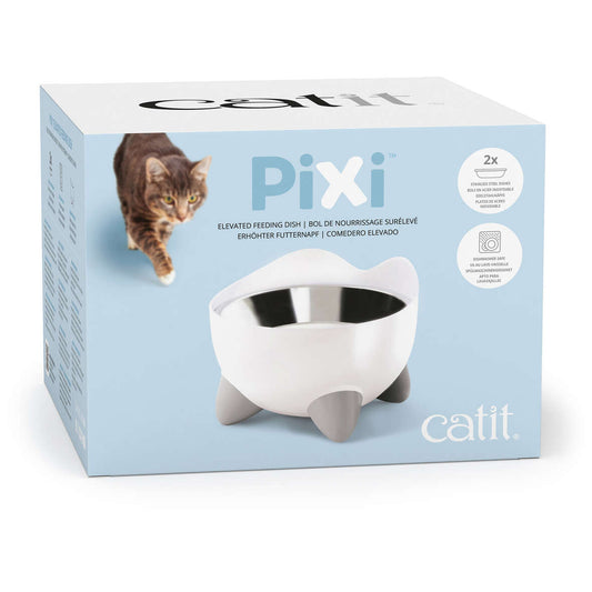 Comedero Elevado para Gatos 200ml Catit PIXI