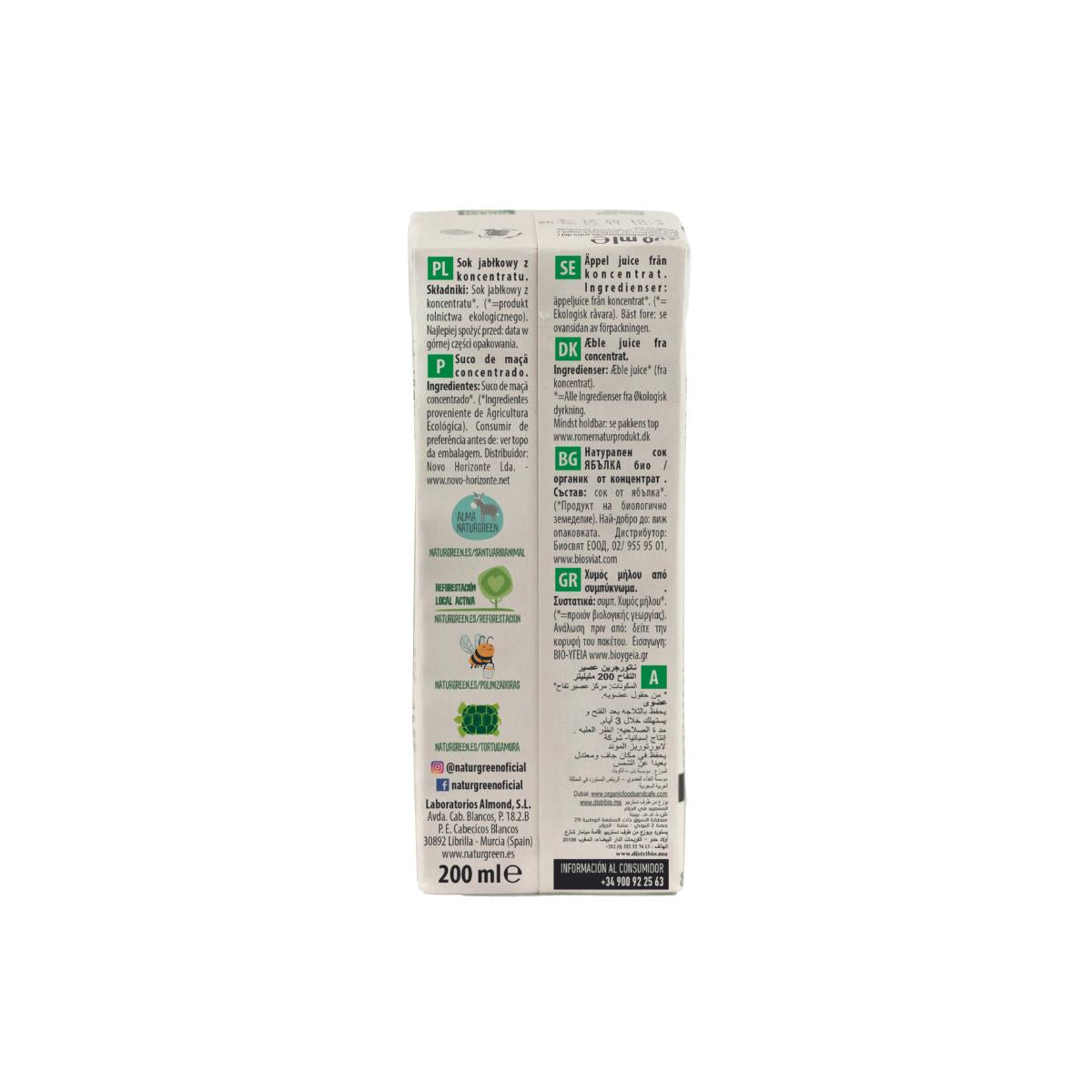 Zumo de Manzana Bio Naturgreen