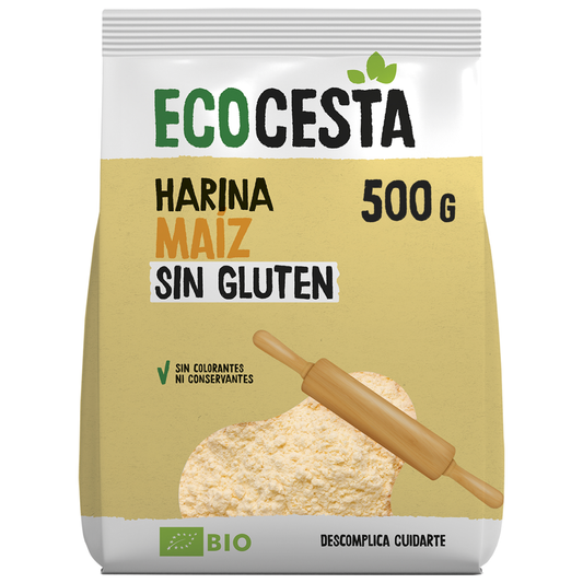 Harina de MaÍz Bio sin gluten Ecocesta 500 g