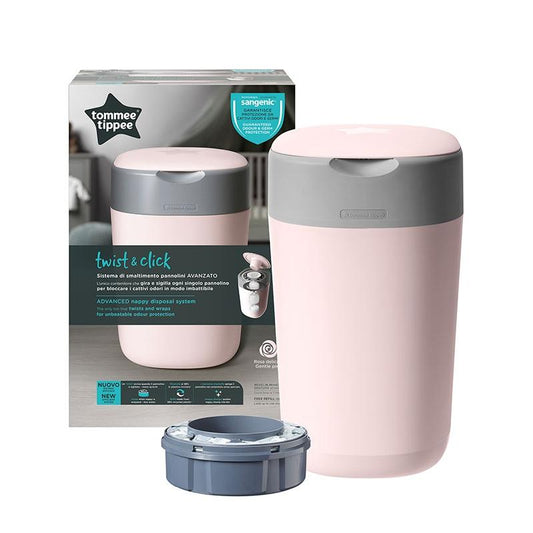 Contenedor de pañales Twist&Click rosa