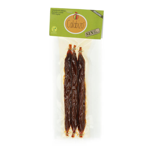 Chorizo Vegano de Calabaza Dulce Calabizo Pack 3 uds 120 gr