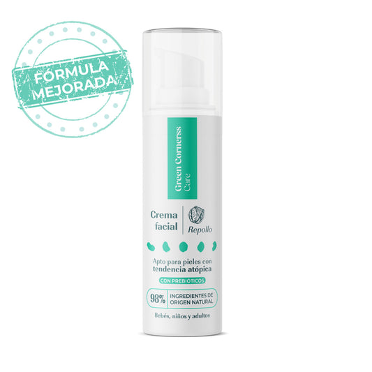 Crema facial de repollo apta para piel atópica Green Corners 50 ml