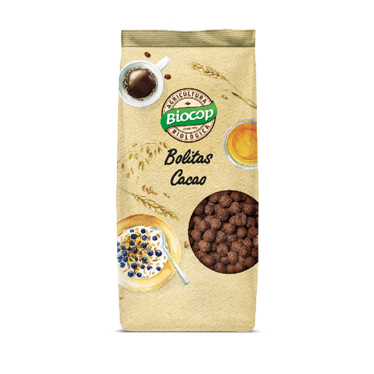 Bolitas de Cereales con Chocolate Biocop, 250 g