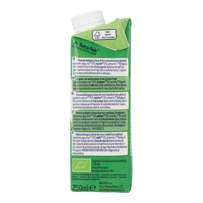 Bebida de Arroz y Avellanas BIO Isola Bio 250 ml