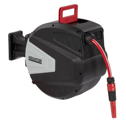 Enrollador manguera de pared 20m Kreator
