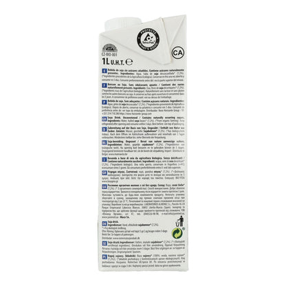 Pack 6 x Bebida de Soja Nature sin Azúcares NaturGreen 1 L