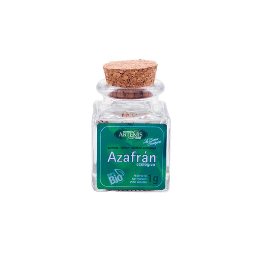 Azafrán Eco en tarro de cristal Artemisbio 1 gr