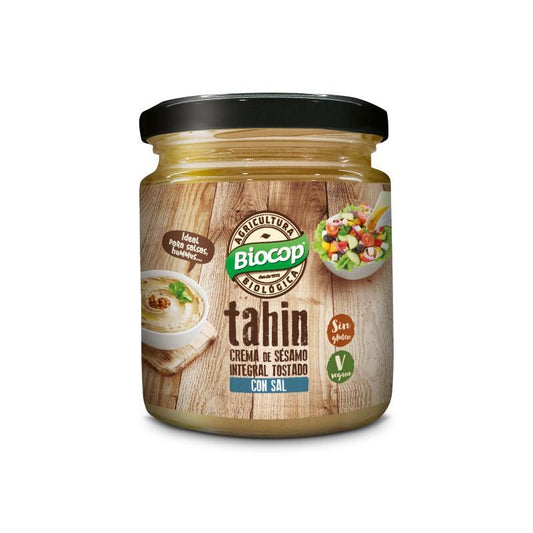 Tahin Integral Tostado con Sal Biocop 225g