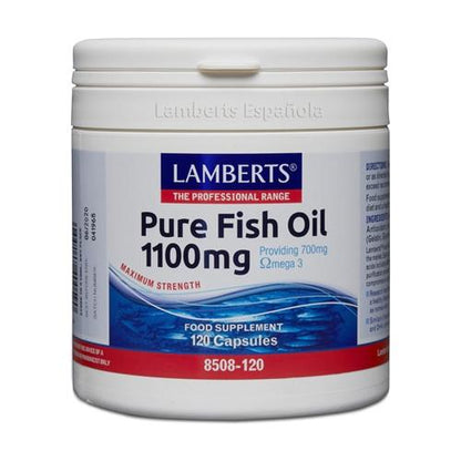 Aceite de Pescado Puro, Lamberts 60 cápsulas