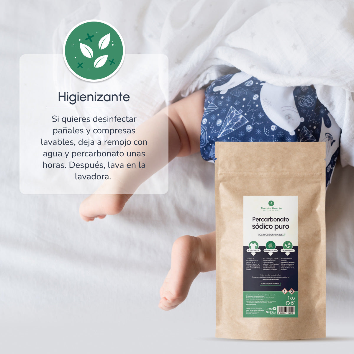 Pack 6xPercarbonato Sódico Planeta huerto 1 Kg