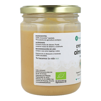 Crema de Almendras Blancas ECO Planeta Huerto 350g