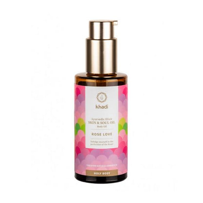 Aceite elixir ayurveda Rosa-regenerante Khadi