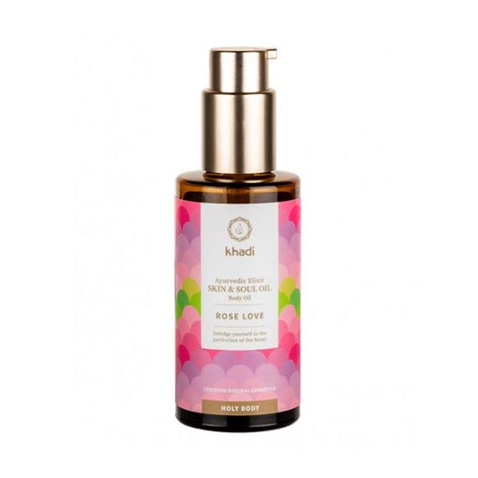 Aceite elixir ayurveda Rosa-regenerante Khadi