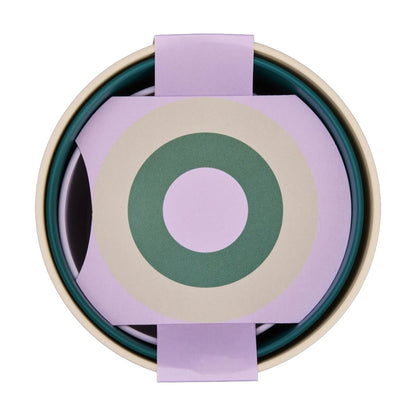 Lex Pott pack blanco, verde, violeta Elho 14cm 100% reciclado