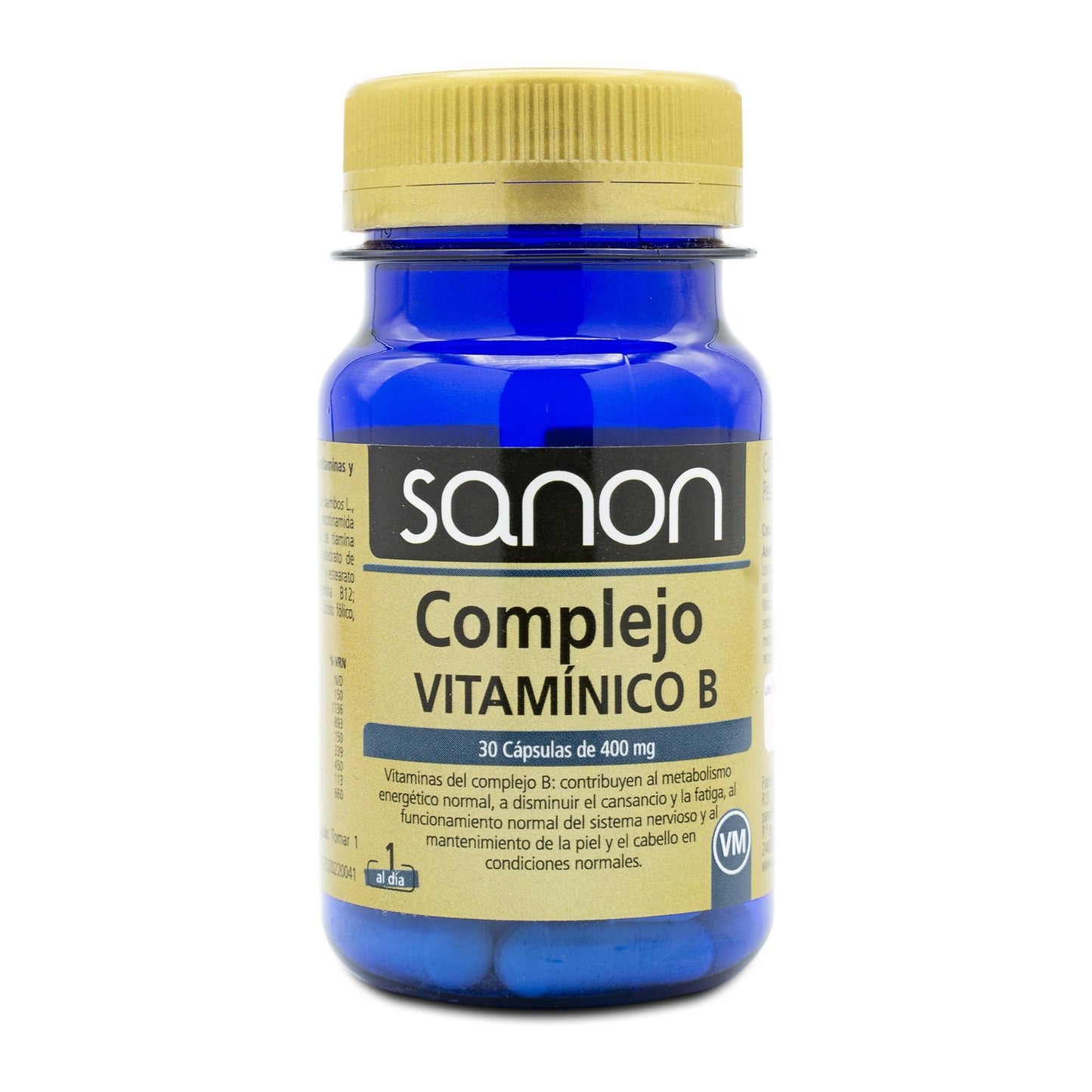 Complejo Vitamínico B SANON 30 cápsulas de 400 mg