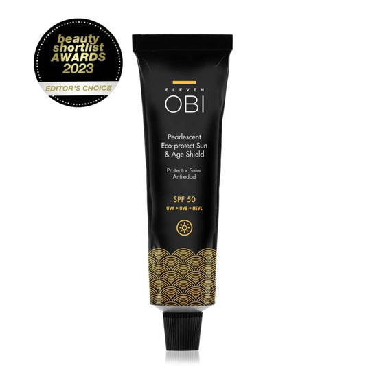 Protector solar antiedad ECO nacarado SPF 50 Eleven Obi 60ml