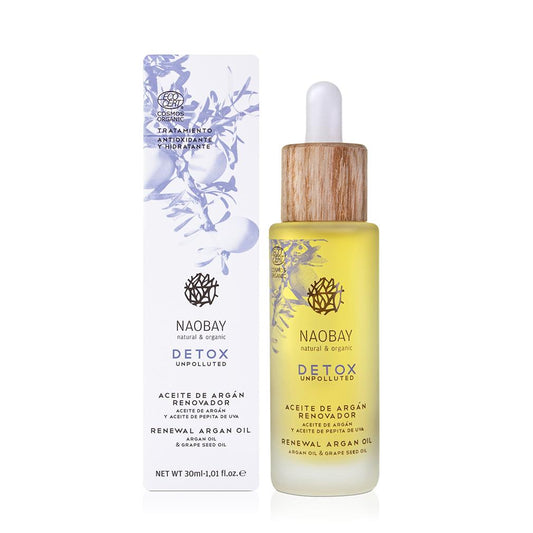 Aceite de argán renovador Naobay 30 ml