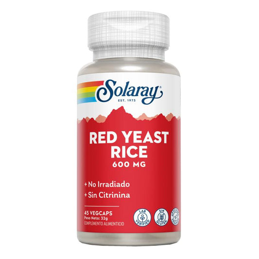 Red Yeast Rice Solaray, 45 cápsulas