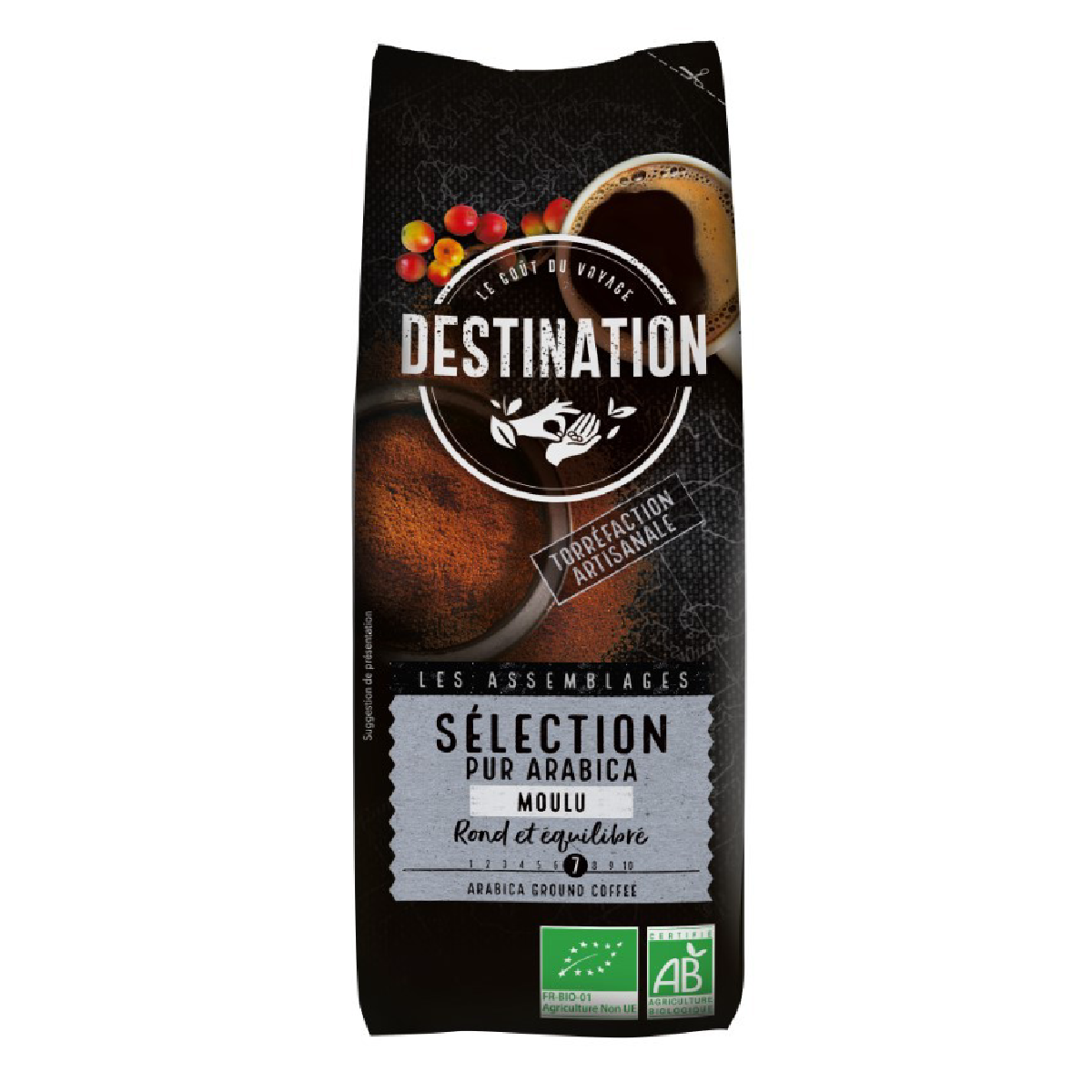 Café molido Selección 100 % Arábica Bio Destination 250 g