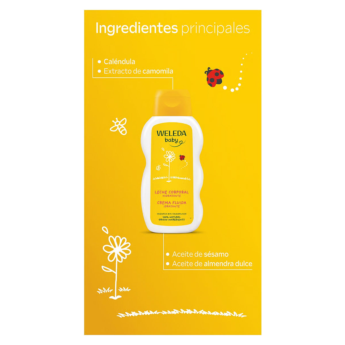 Leche Corporal de Caléndula Weleda, 200ml