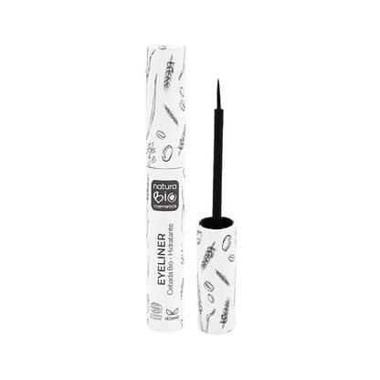 Eyeliner Líquido 01 Negro Taburiente Con Pigmentos Naturales y Minerales, NaruraBio Cosmetics, 5ml