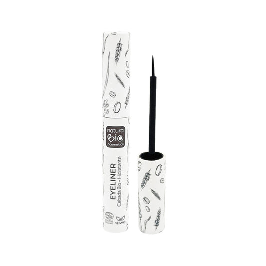 Eyeliner Líquido 01 Negro Taburiente Con Pigmentos Naturales y Minerales, NaruraBio Cosmetics, 5ml