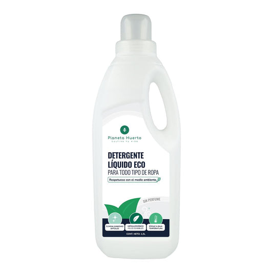Detergente Líquido Ropa ECO Sín Perfume  Planeta Huerto 1,5 Litros