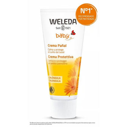 Pack esenciales bebé: Champú y Gel 200 ml + Crema de Pañal 75 ml Caléndula Weleda