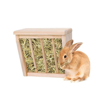 Comedero para heno de madera Nobleza 24x16x19 cm