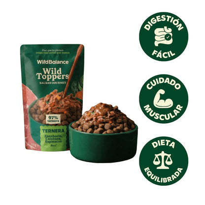 Wild Toppers Salsas Gourmet Ternera Wild Balance 85g