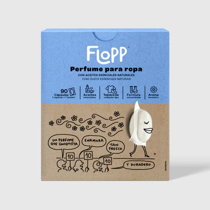 Perfumador Ropa Flopp 1 estuche x 90 cápsulas