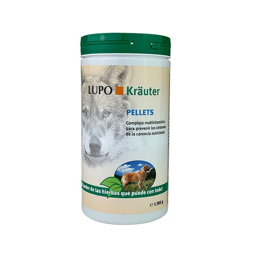 Lupo kräuter Multivitamínico 100% Natural para Perros Pellet 675 g