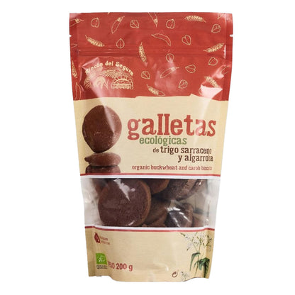 Galletas sarraceno y algarroba Rincón del Segura 200g