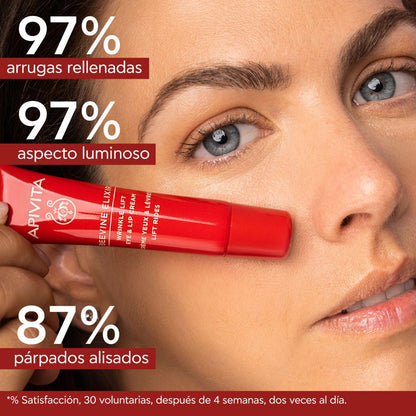 Contorno de ojos & labios lift arrugas BEEVINE ELIXIR, APIVITA 15 ml