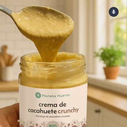 Crema de Cacahuete Crunchy ECO Planeta Huerto 700g