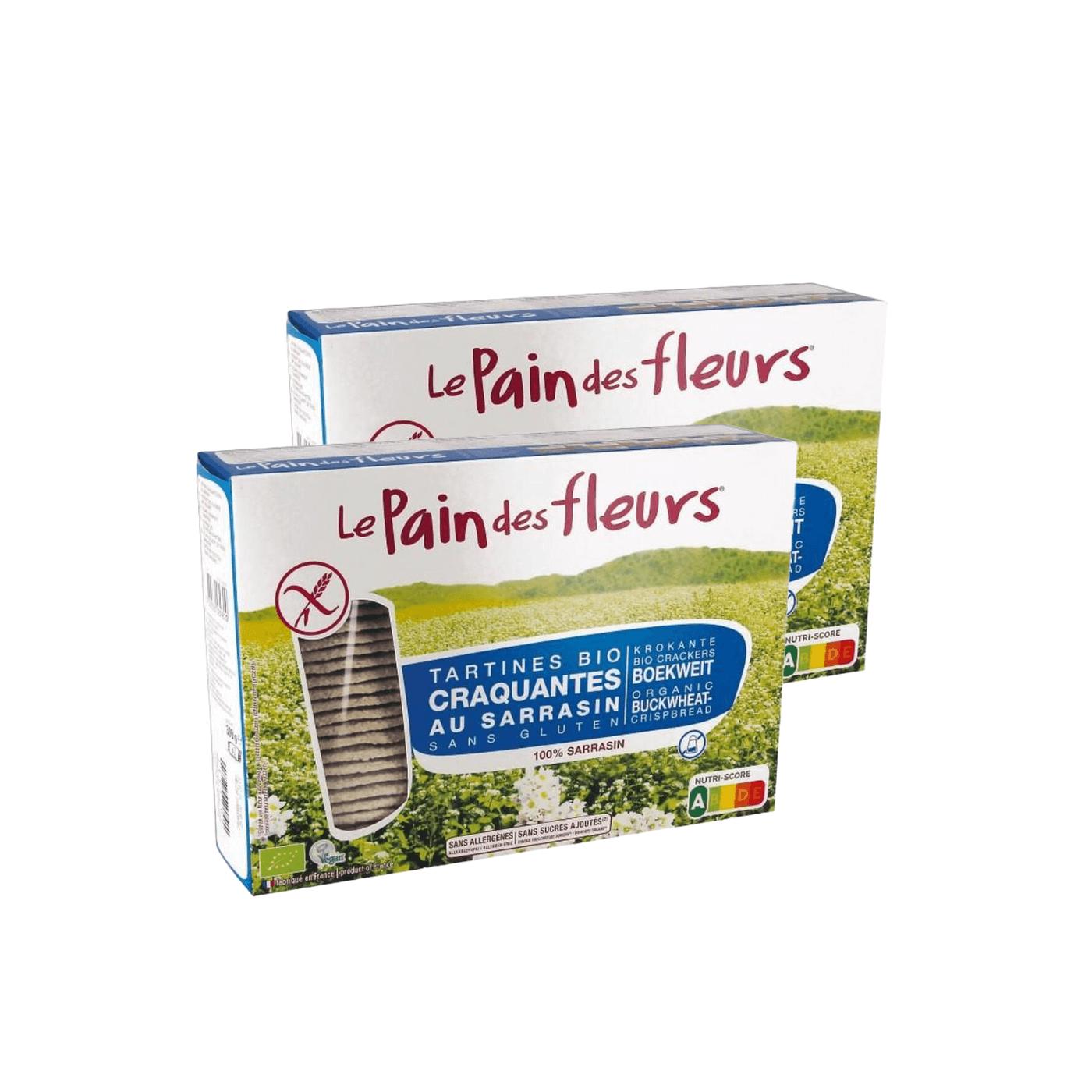 Pack 2x Tostadas CrujienteS Trigo Sarraceno Le Pain de Fleurs 300 g