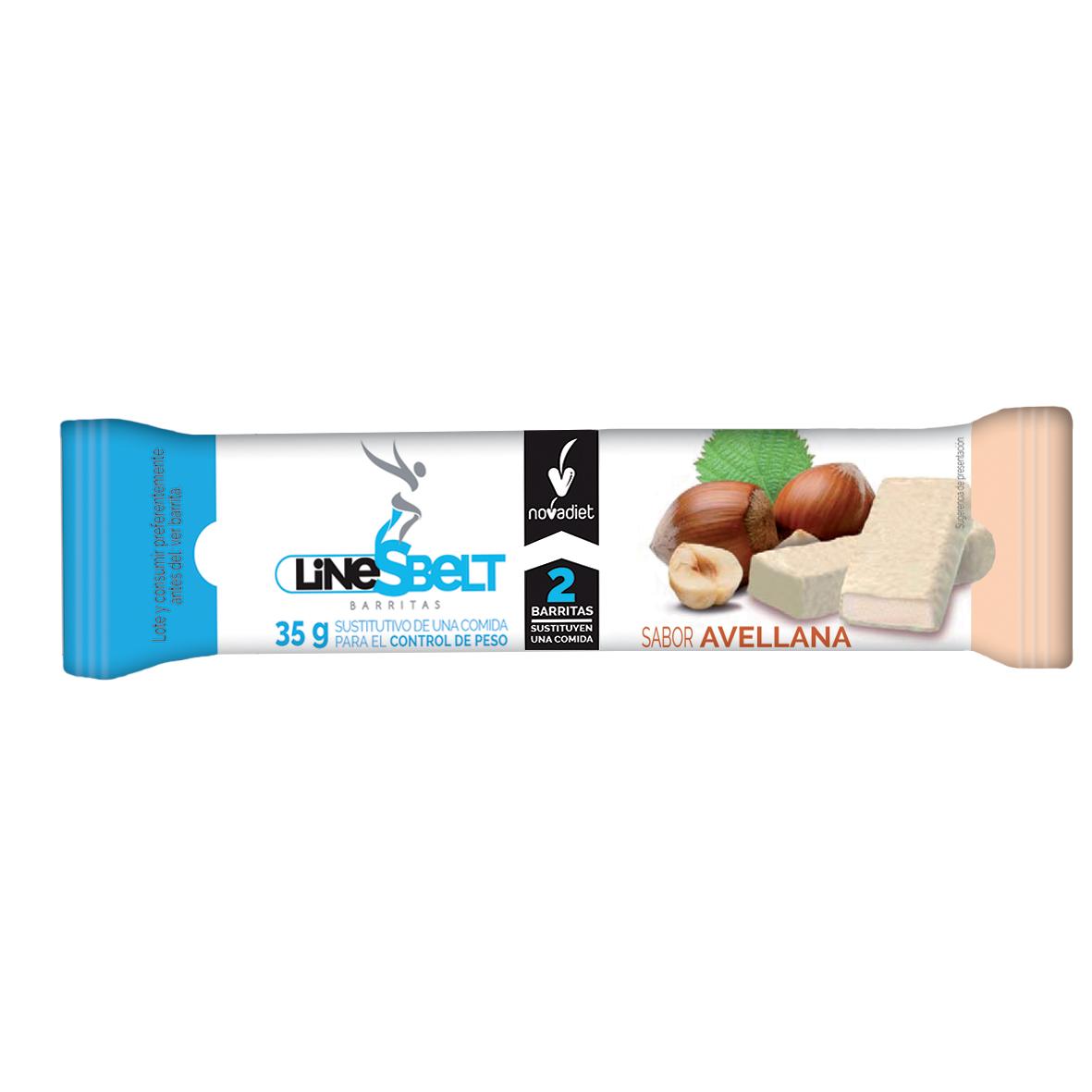 Line Sbelt Barrita Sustitutiva Avellana Caja 24 Unidades Novadiet