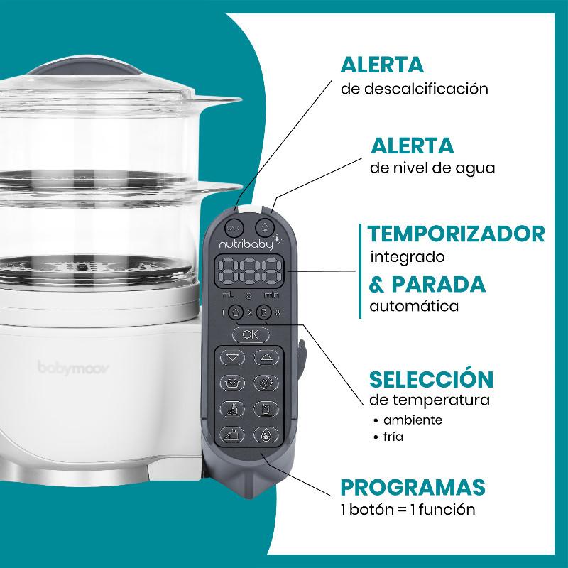 Robot multifunción Nutribaby  (+) Blanco Babymoov